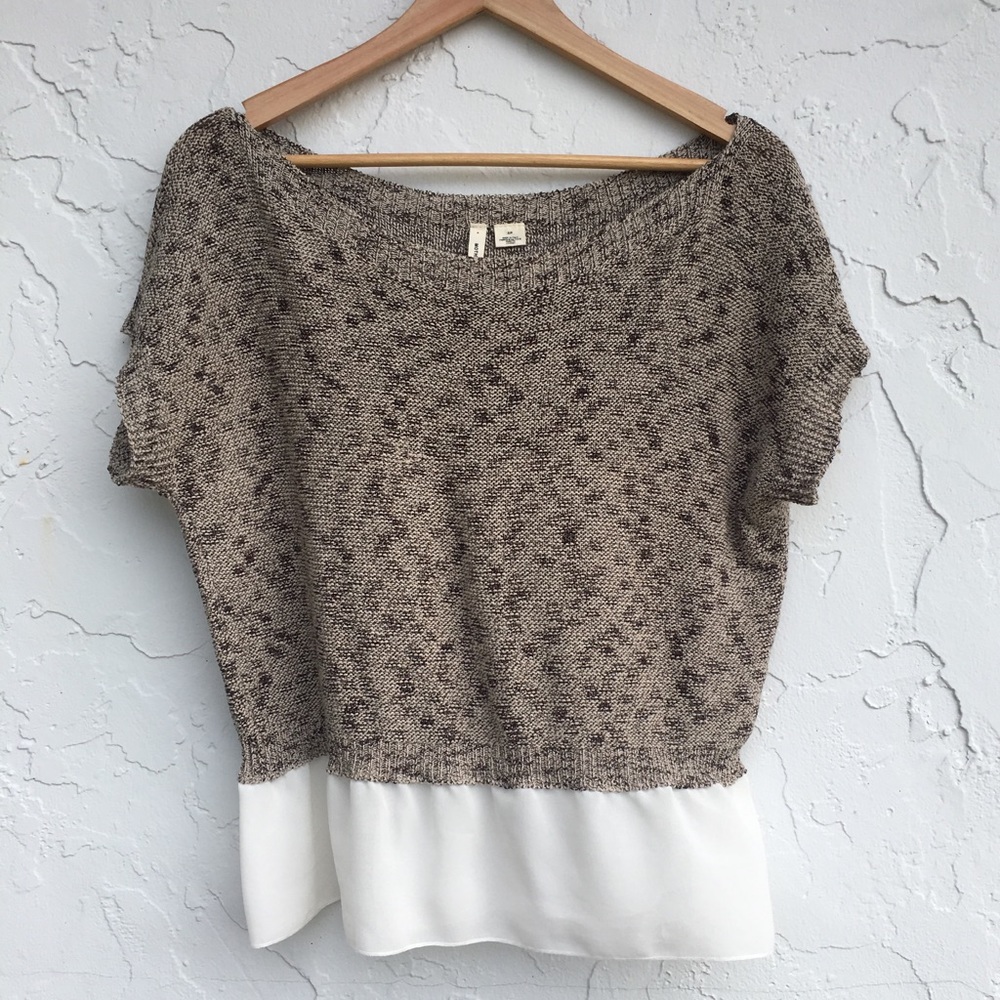 MOTH Anthropologie Acrylic Top